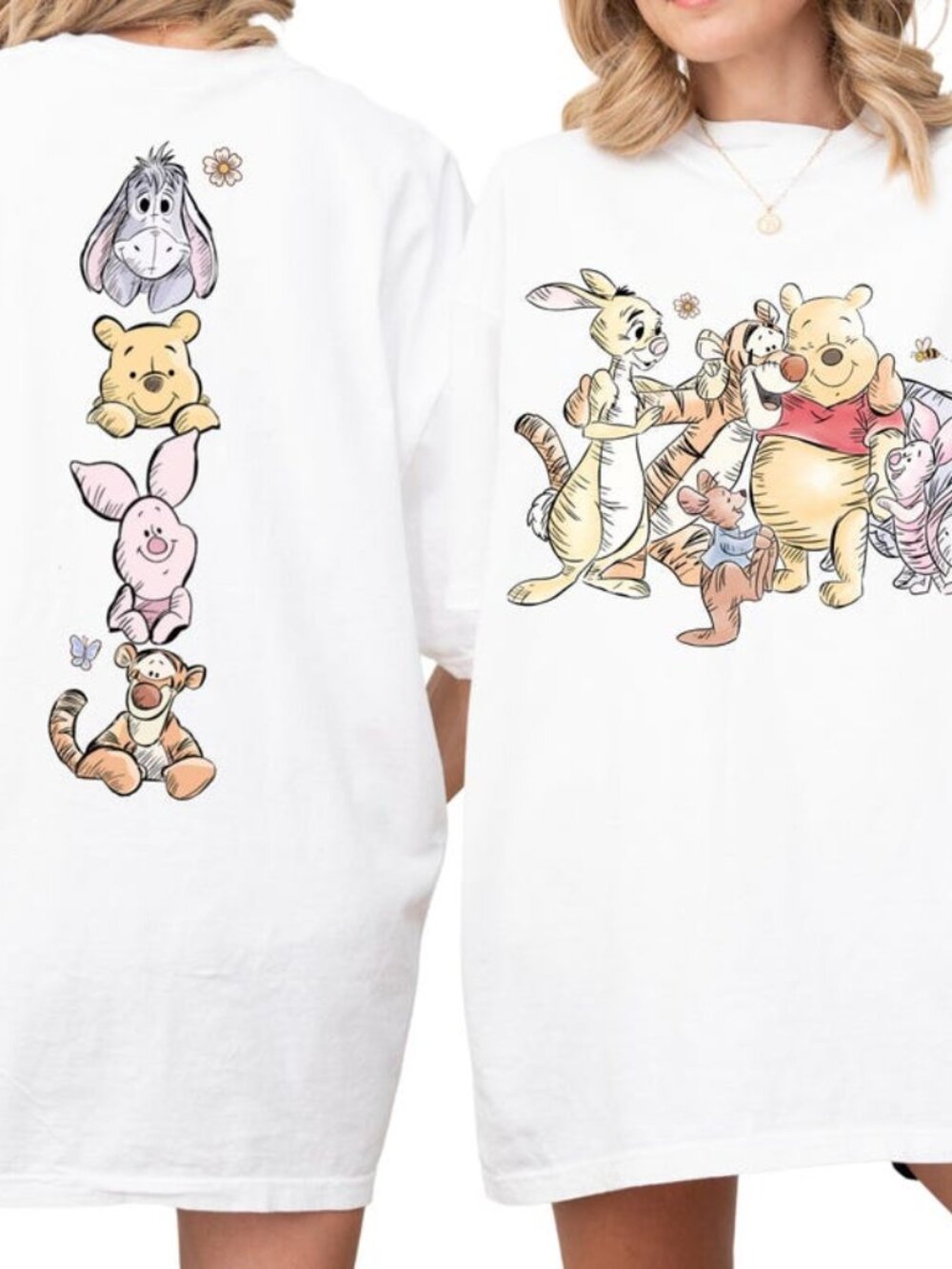Disney Winnie the Pooh Shirt, Disney Winnie Tigger Eeyore Piglet Friends Dis 209